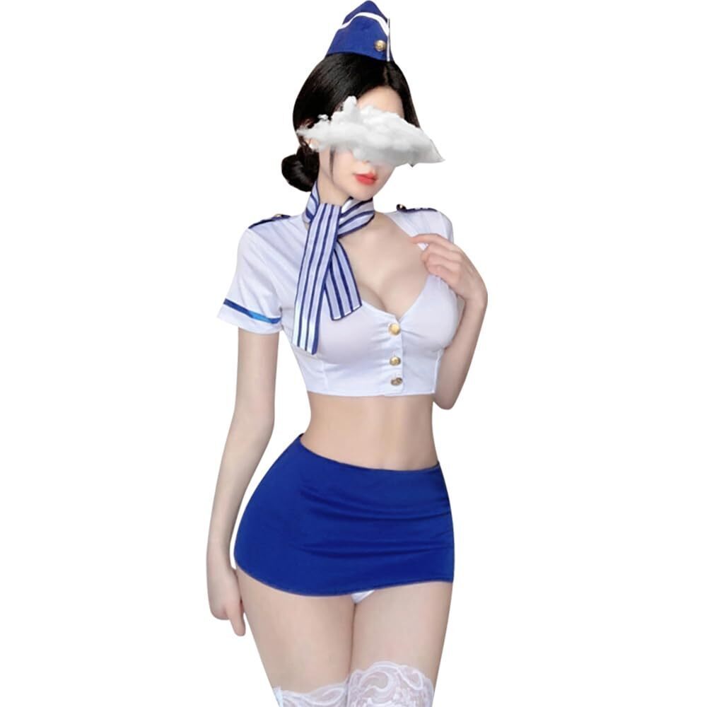9568 cosplay French maid student dress open shift one-piece suit cartoon